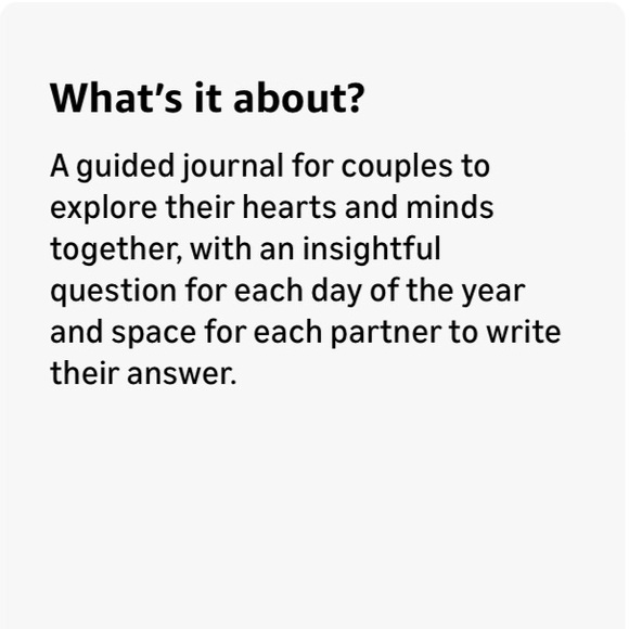 ⭐️ One Question a Day for You & Me Journal A Three Year Journal - Picture 2 of 6